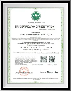 ISO14001-2015 Certificate