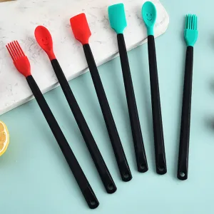 3-Piece Long-Handle Silicone Baking Set