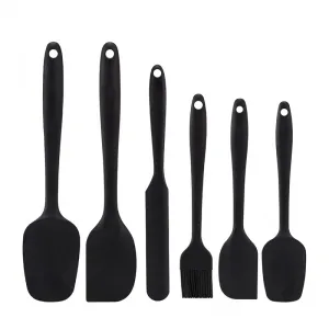 Integrated Silicone Oil Brush Set (Black)