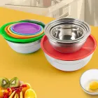 Non-slip Silicone Bottom Mixing Bowl