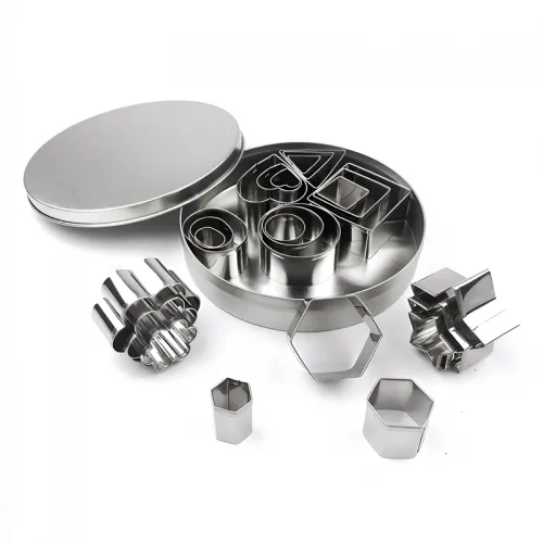 24-Piece Stainless Steel Cookie Cutter Set